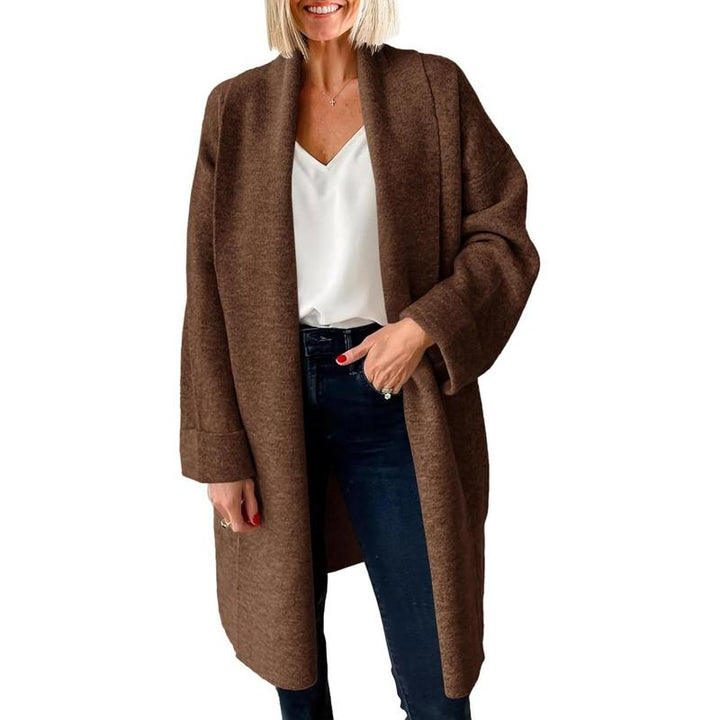 OLIVIENE™ - Comfy Chunky Open Front Oversized Long Cardigan