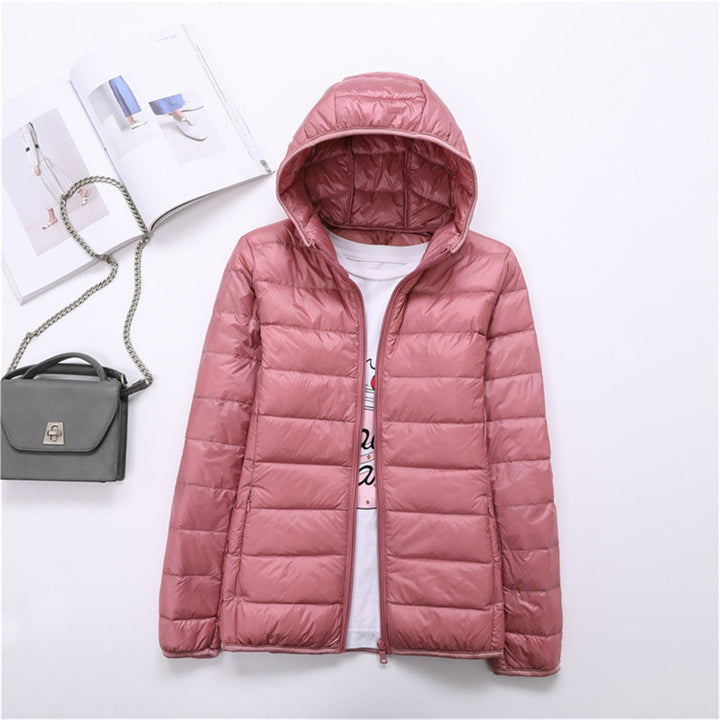 LIYANNA™ - Comfy Plus Size Lightweight Hooded Long Sleeve Puffer Jacket